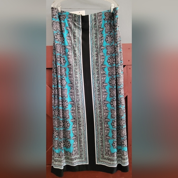 Catherines Black & Turquoise Kimono 3pc Set - Size (22-24W) - Picture 6 of 7